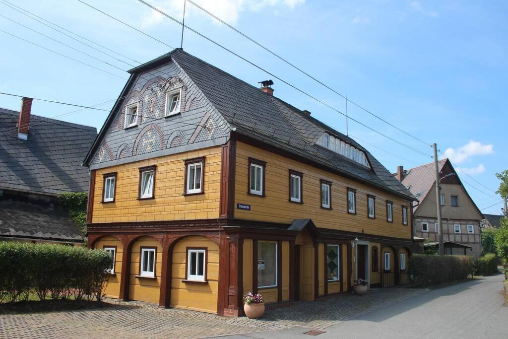 Rustikales Studio-Apartment Blockstube Im Haus Selma Großschönau Eksteriør bilde